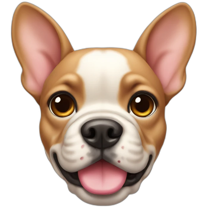 Fawn French bull dog emoji