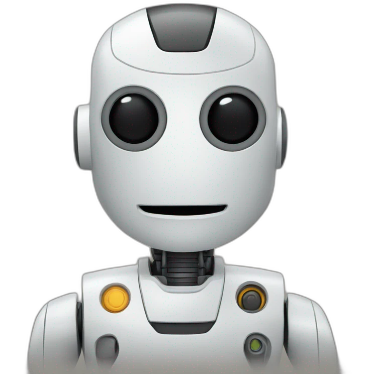 man as a roboter emoji