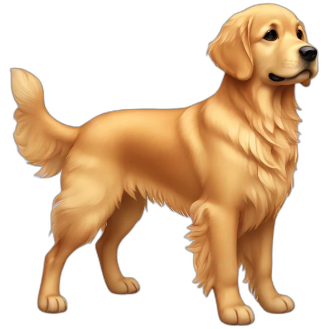 golden retriever cachorro dorado emoji