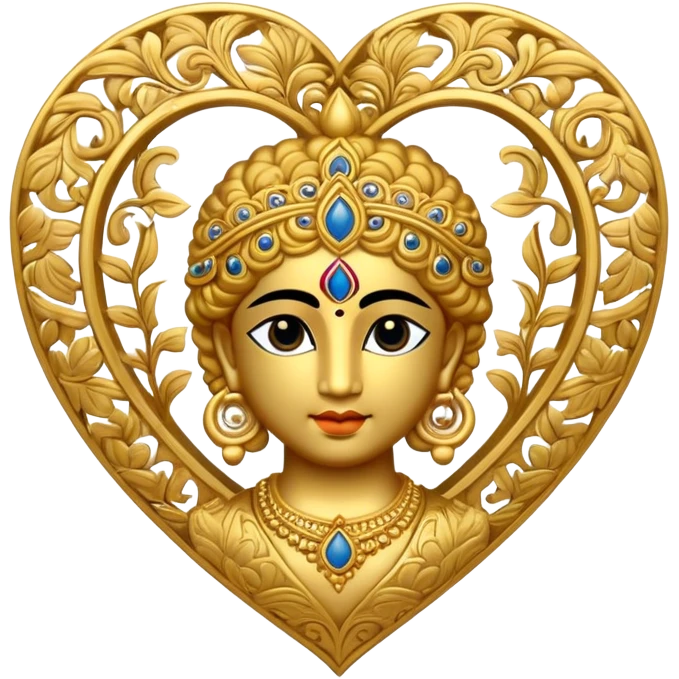 krishna heart emoji