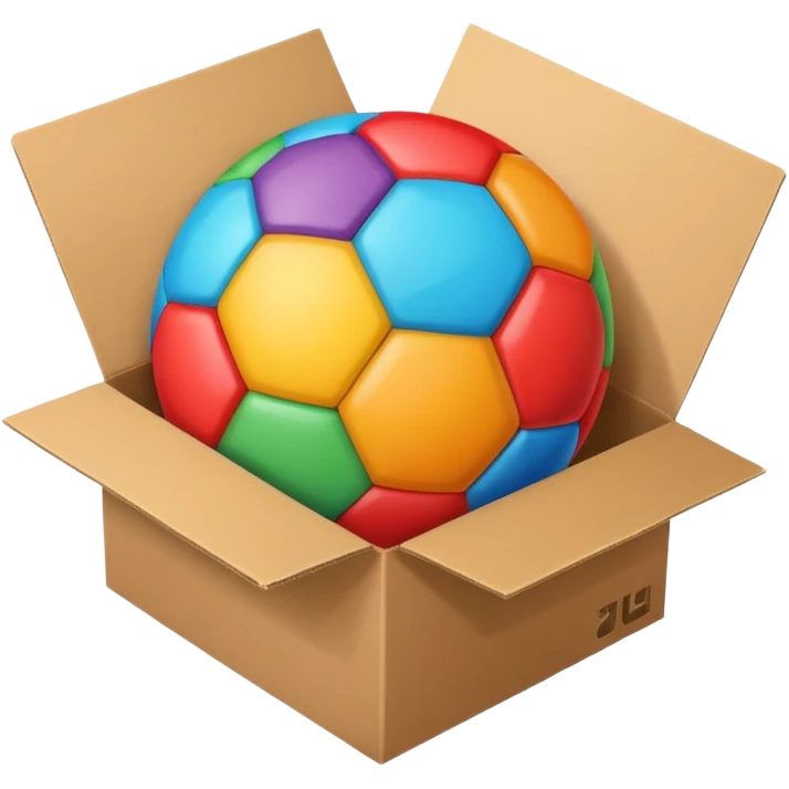 Ball in box emoji