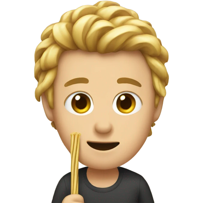 Person handing last straw emoji