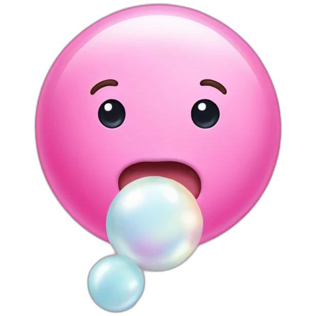 bubble gum emoji