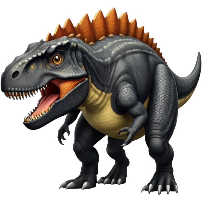 Black giganotosaurus  emoji