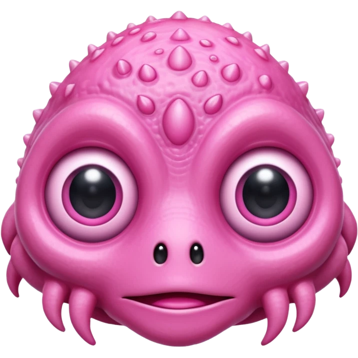 Pink alien monster emoji