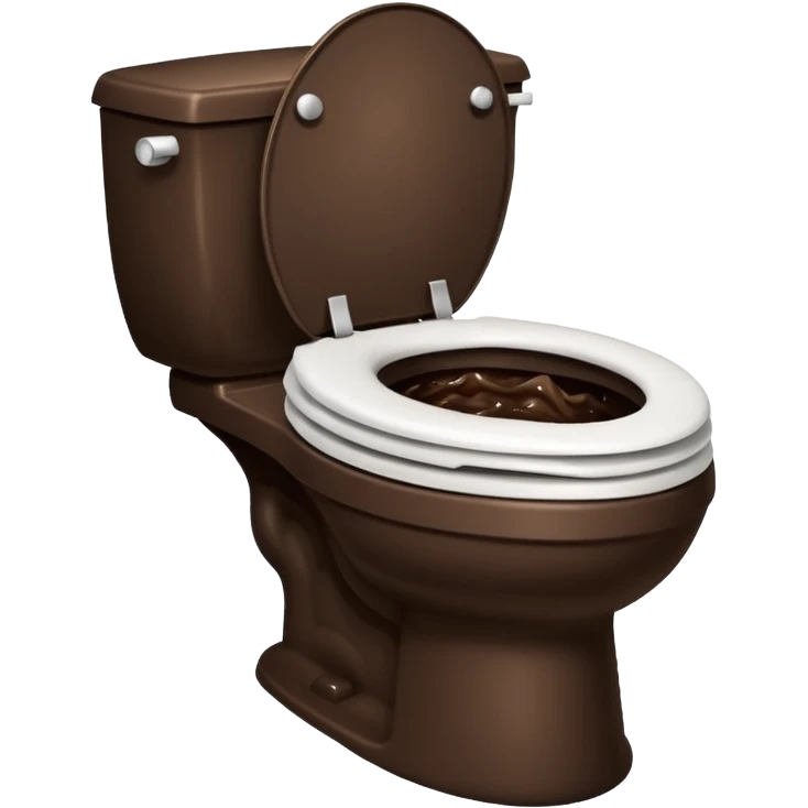 Poop in a unicorn inside a toilet emoji