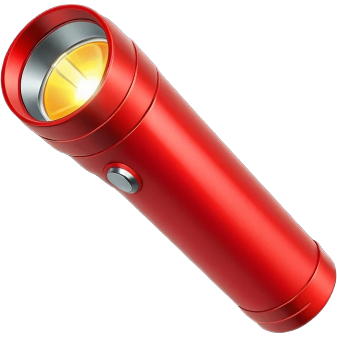 red flashlight emoji