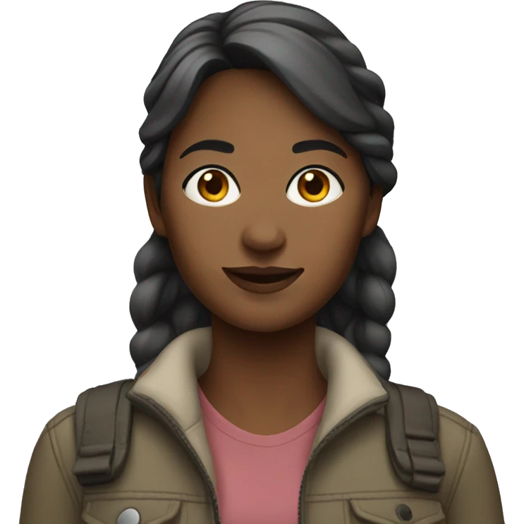 casual outdoor female portrait emoji