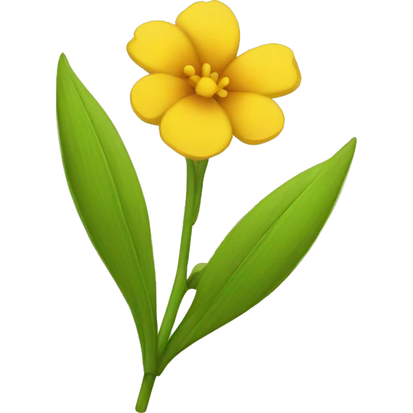 Flower flax emoji