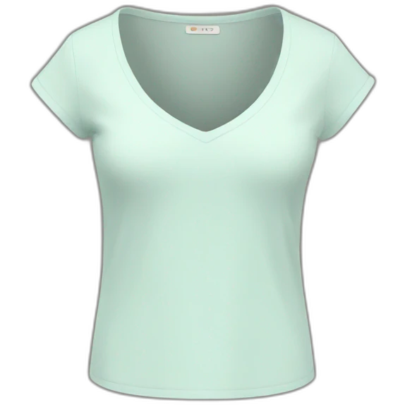 v-neck top emoji