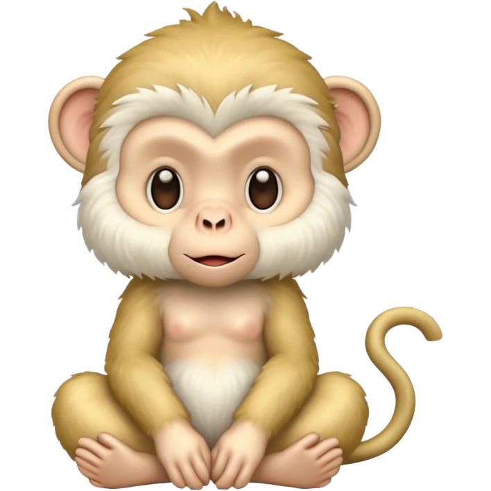 White monkey emoji