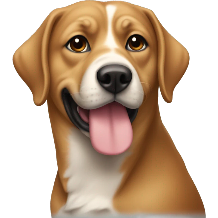 köpek maskeli kadın emoji