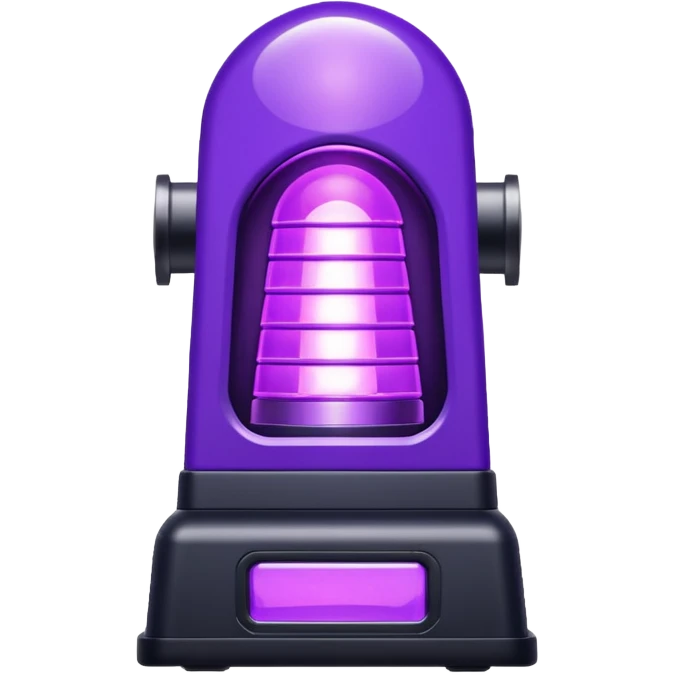 purple police siren emoji