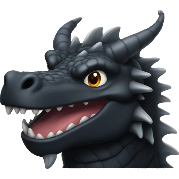 Big black dragon  emoji