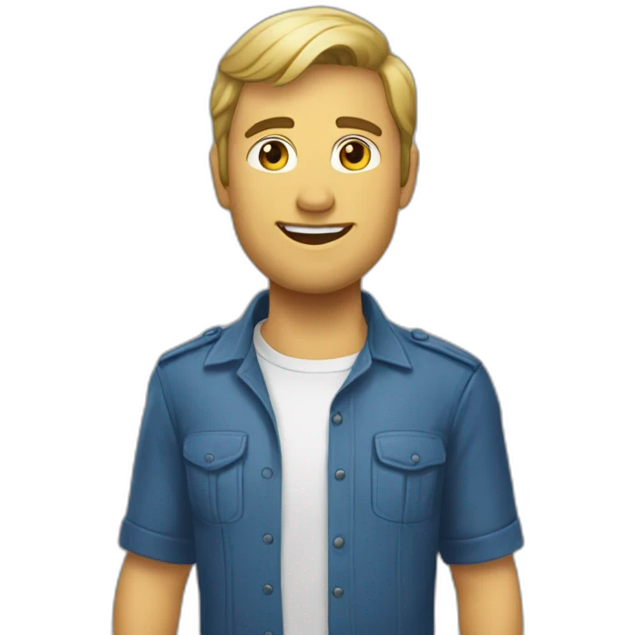 Вчитель з парасолькою на д учнями emoji