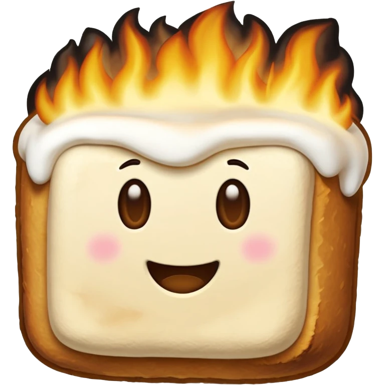 Roasted marshmallow emoji