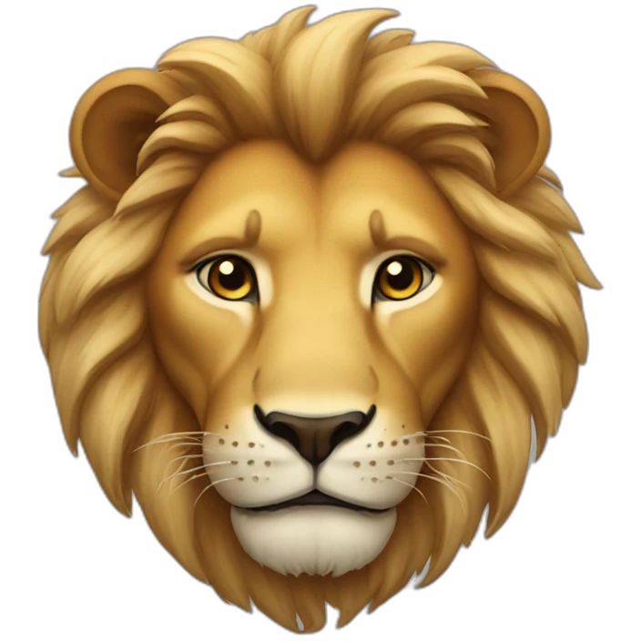 lion face emoji