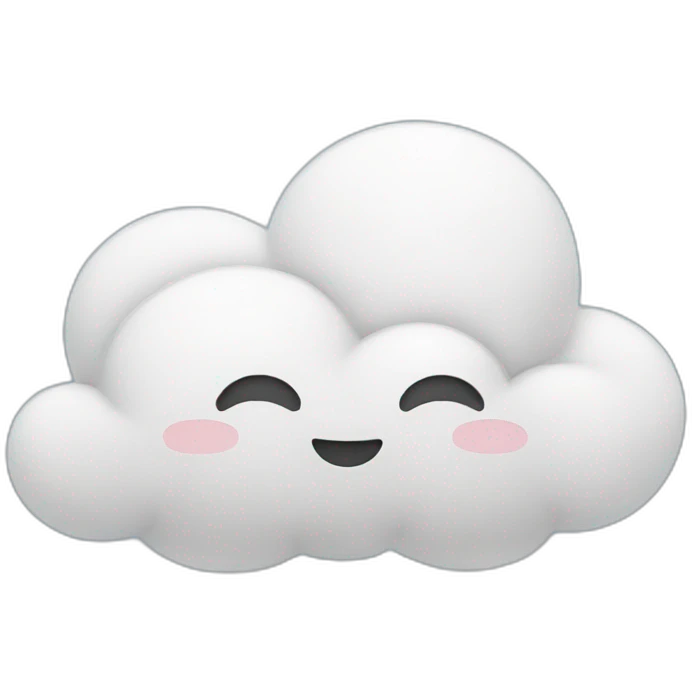 Cloud emoji