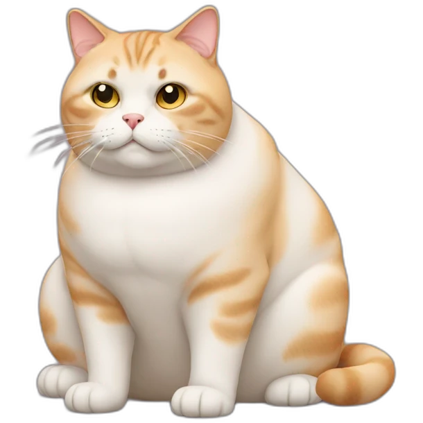very fat cat emoji