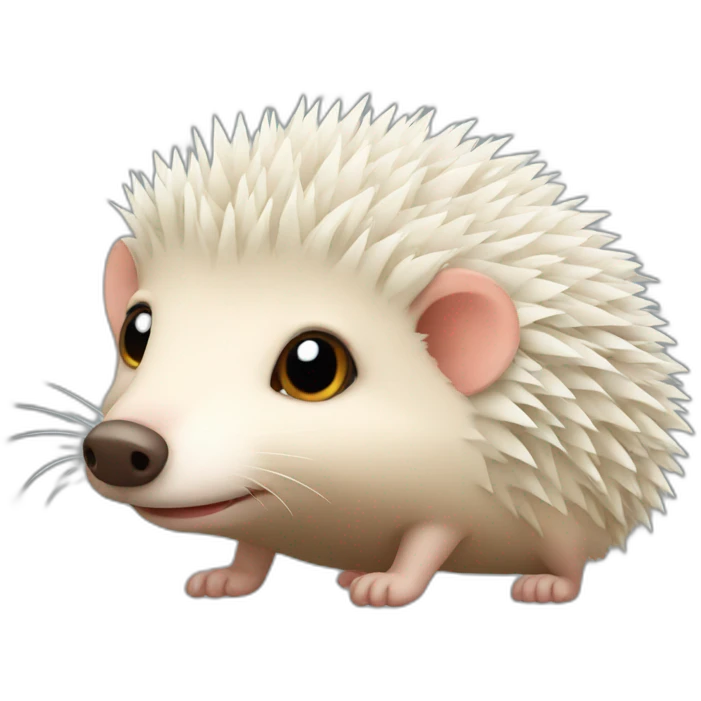 bald head hedgehog emoji