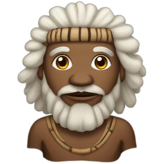 Aborigine on the island emoji