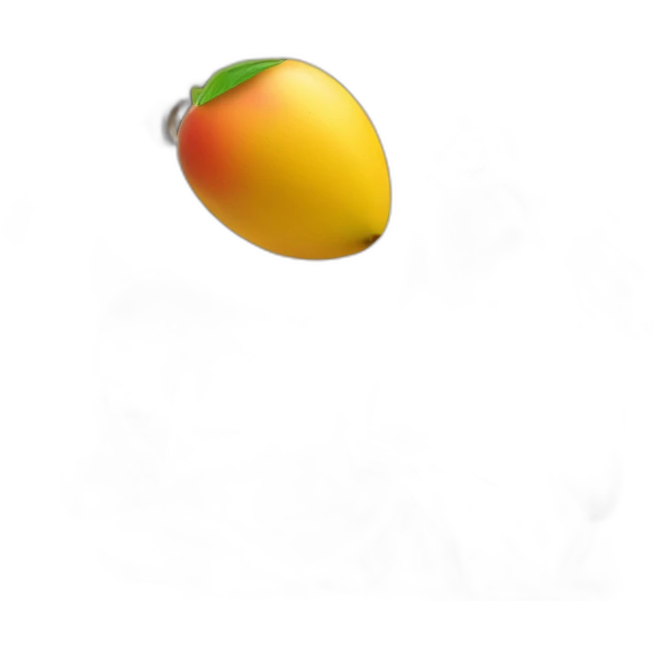 golden retriever and mango emoji