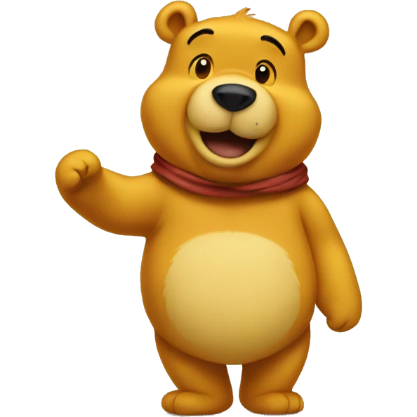 Pooh bear  emoji