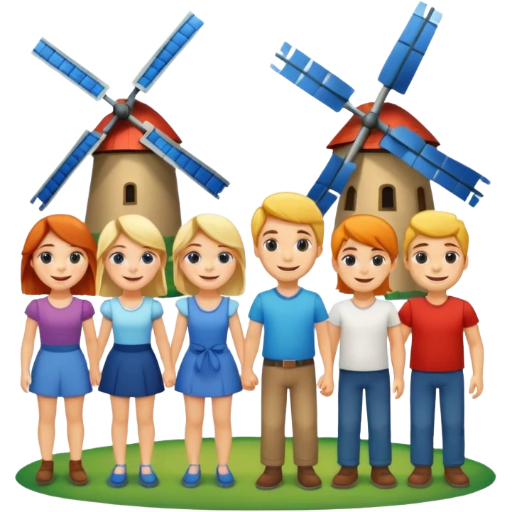 People with  Windmills emoji