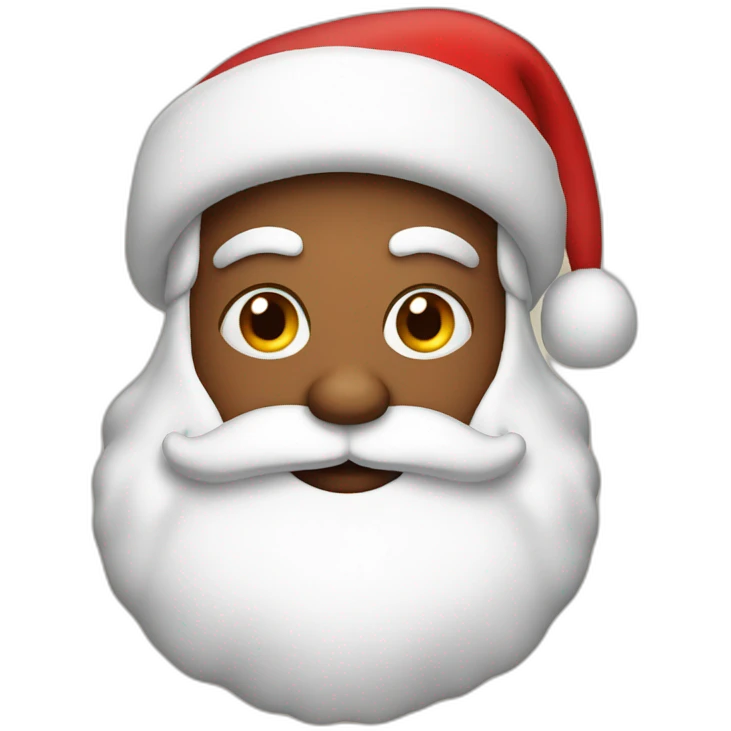Santa Claus mixed with turkey emoji