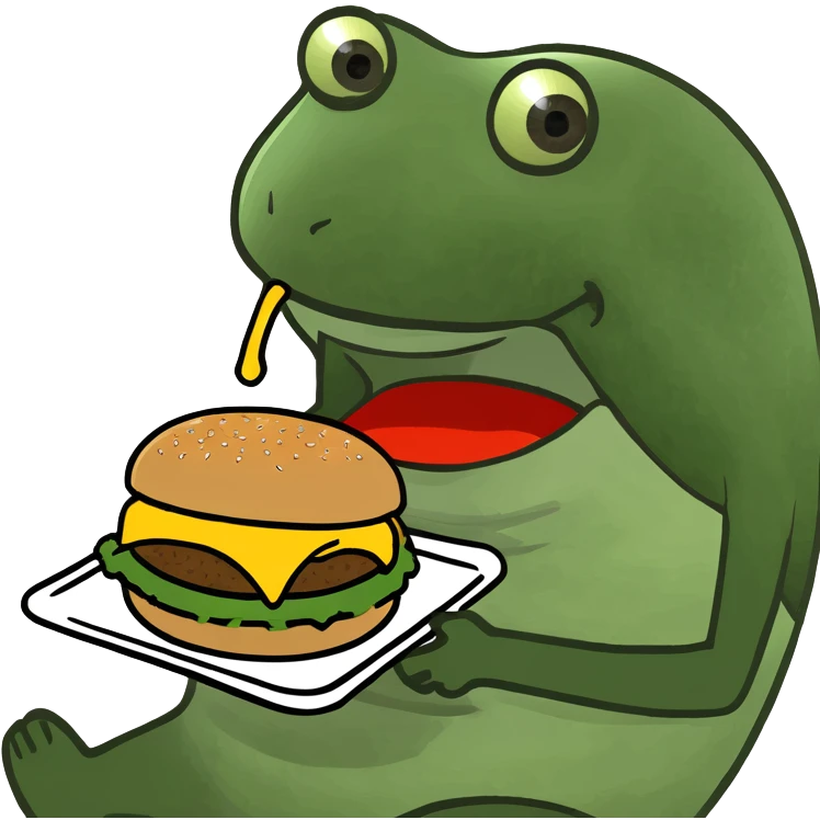 Skibidi toilet eat a burger emoji