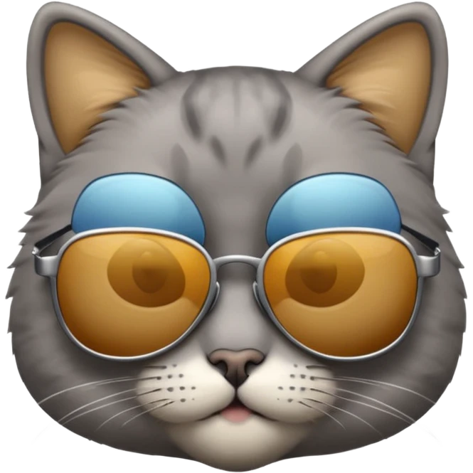 Cat wearing sunglasses emoji
