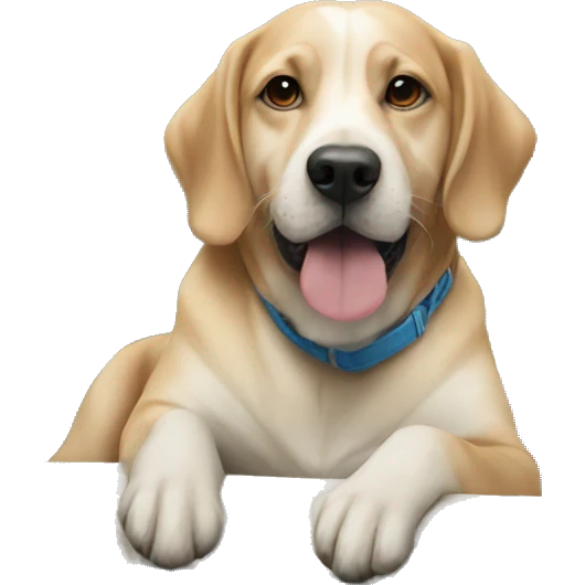 Dog in a pool emoji
