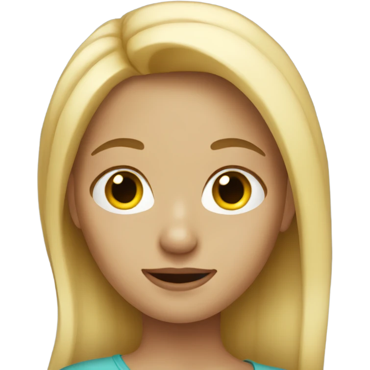 Blonde girl  emoji