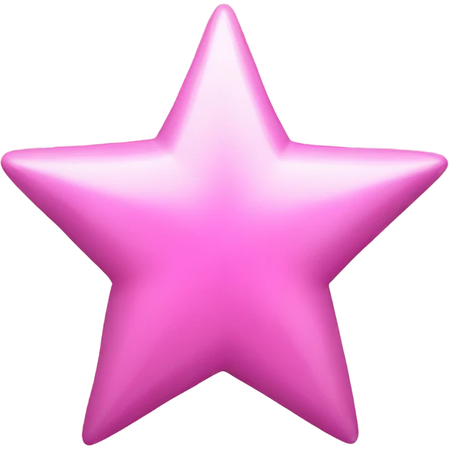 Pink star emoji