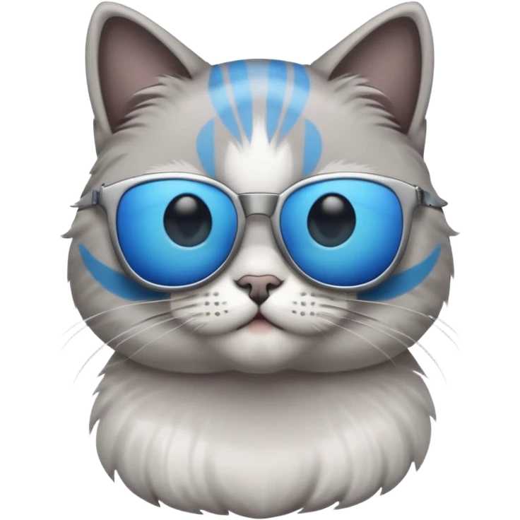 Cat wearing sunglasses emoji