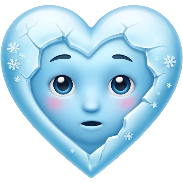 winter cold heart emoji