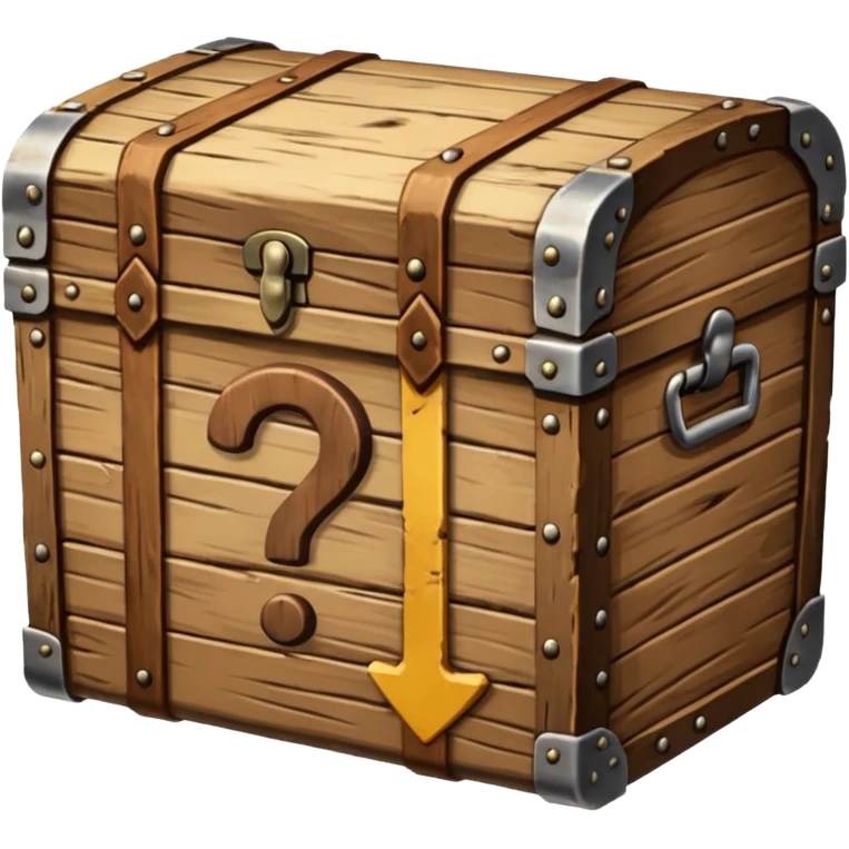 Trunk with a question mark shape emoji