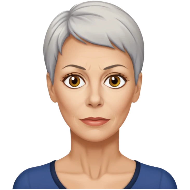Jamie Lee Curtis saying “trauma” over and over again emoji