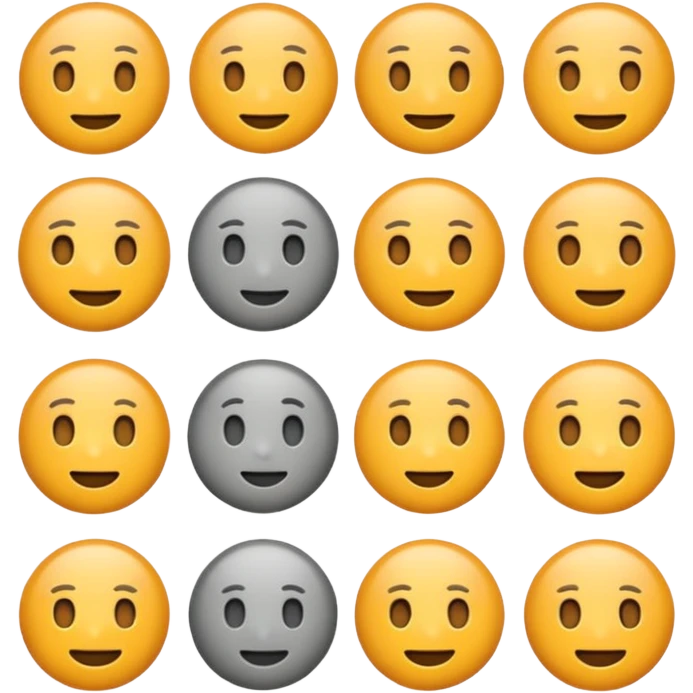 middle gray emoji emoji