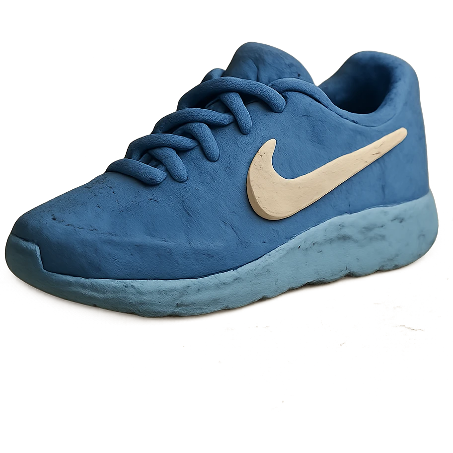 blue Nike shoes emoji