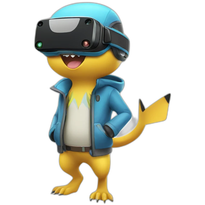 pokemon with vr headset emoji
