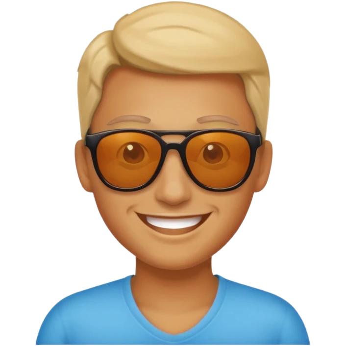 smiling face with sunglasses emoji