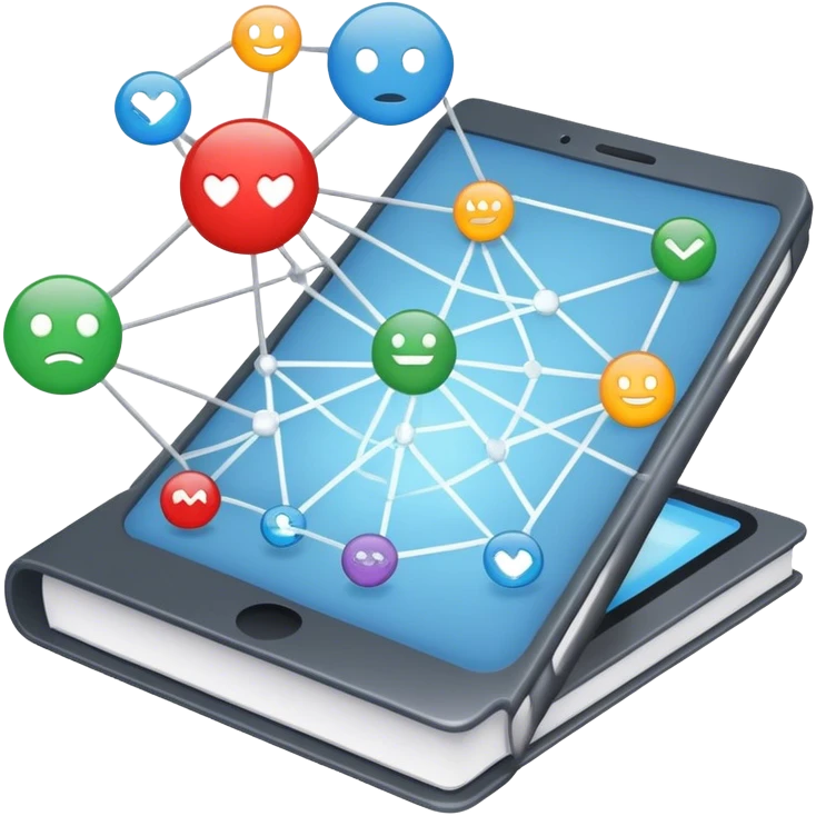magical greybook of networking with a web emoji