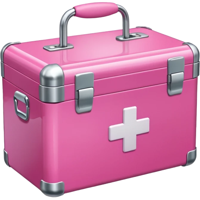 Pink medical box emoji