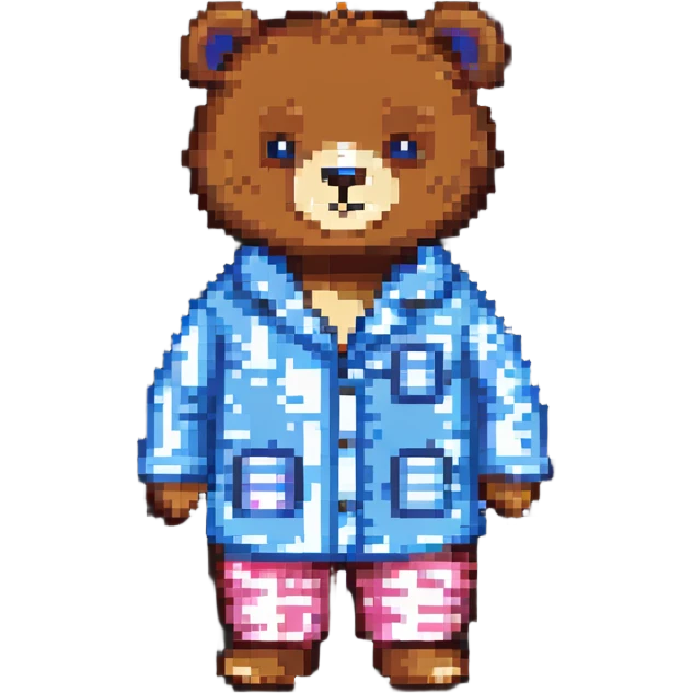 bear in pajamas emoji