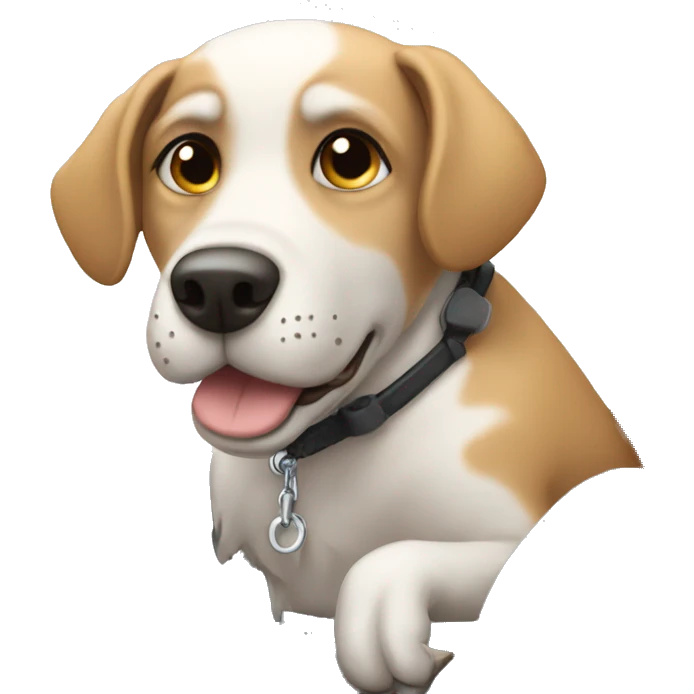 dog in a wheelchair emoji