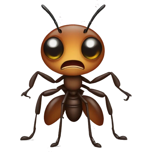 Angry ant emoji