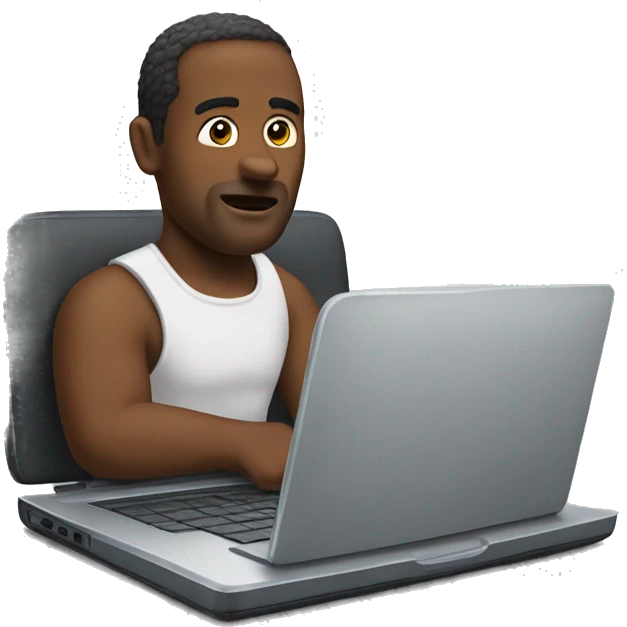 Laptop the thick of it emoji