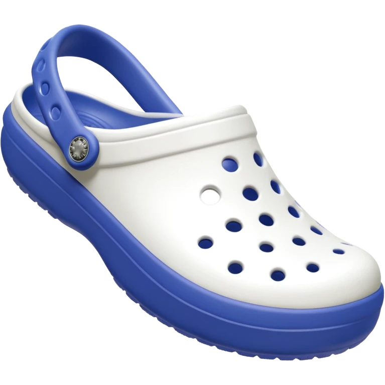 I need emojis of classic original Crocs shoe in pure White emoji