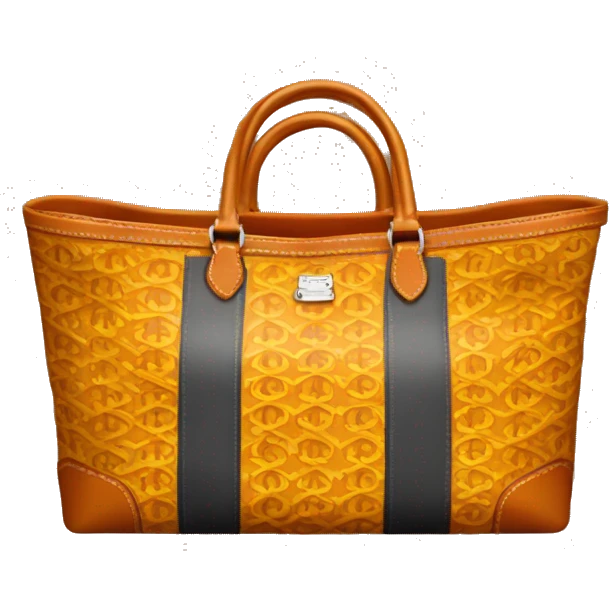Goyard designer tote bag emoji emoji